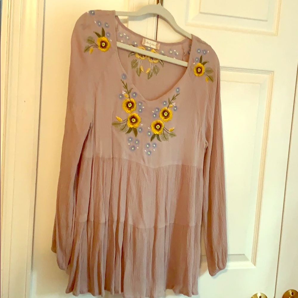 Altar’d State flowy embroidered top
